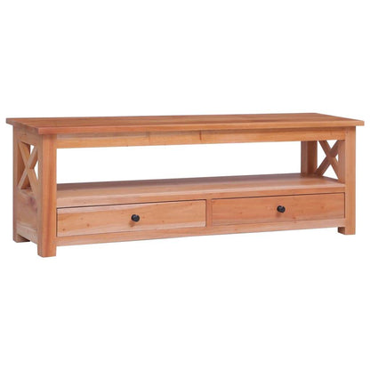 vidaXL TV Stand TV Unit Sideboard TV Console Media Unit Solid Mahogany Wood - Loft&Timber