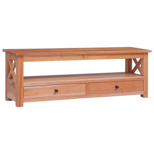 vidaXL TV Stand TV Unit Sideboard TV Console Media Unit Solid Mahogany Wood - Loft&Timber