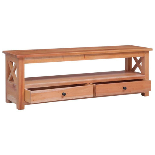 vidaXL TV Stand TV Unit Sideboard TV Console Media Unit Solid Mahogany Wood - Loft&Timber