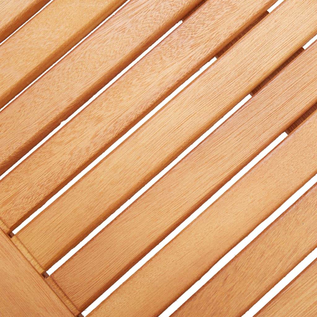 vidaXL Bench Weather Resistant Wooden Outdoor Bench Solid Wood Eucalyptus - Loft&Timber