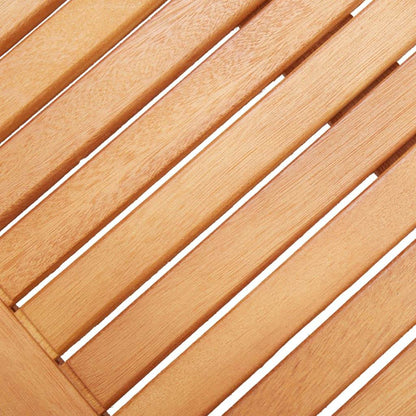 vidaXL Bench Weather Resistant Wooden Outdoor Bench Solid Wood Eucalyptus - Loft&Timber