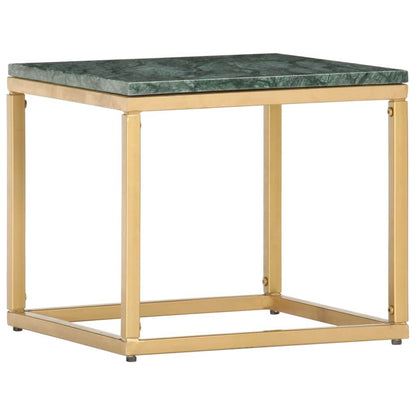 vidaXL Coffee Table End Table Side Sofa Table Real Stone with Marble Texture - Loft&Timber