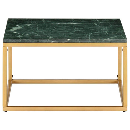 vidaXL Coffee Table End Table Side Sofa Table Real Stone with Marble Texture - Loft&Timber