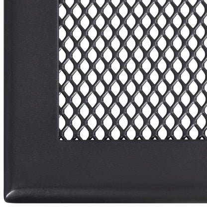 vidaXL Outdoor Dining Table Garden Patio Folding Table with Mesh Design Steel - Loft&Timber