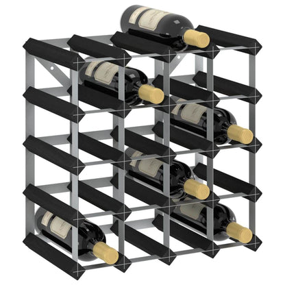 vidaXL Countertop Wine Rack Bottle Holder Wine Storage Organizer Solid Wood - Loft&Timber