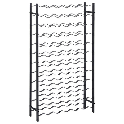 vidaXL Wine Rack Bottle Holder Wine Storage Organizer for Pantry Kitchen Metal - Loft&Timber