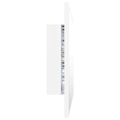 vidaXL Bathroom Mirror LED Wall Mounted Vanity Mirror for Powder Room Acrylic-2