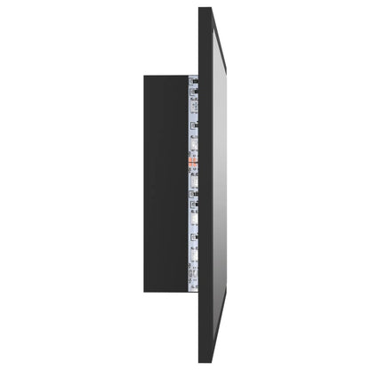 vidaXL Bathroom Mirror LED Wall Mounted Vanity Mirror for Powder Room Acrylic-1