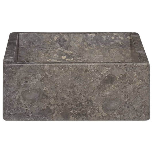 vidaXL Wash Basin Vanity Sink Small Countertop Wash Basin Bathroom Sink Marble - Loft&Timber