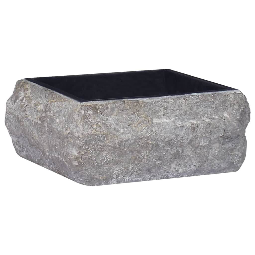 vidaXL Sink Above Counter Vanity Sink Natural Stone Basin for Bathroom Marble - Loft&Timber