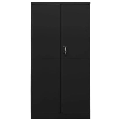 vidaXL Storage Cabinet with a Lock Storage Locker Storage Organizer Steel - Loft&Timber