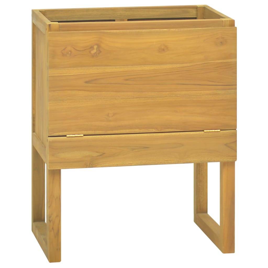 vidaXL Bathroom Cabinet Vanity Unit with Storage Entryway Solid Wood Teak - Loft&Timber