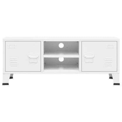 vidaXL TV Stand TV Console Sideboard TV Unit Home Media Unit Cupboard Metal - Loft&Timber