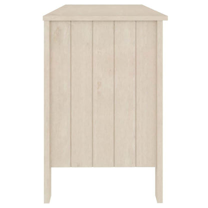 vidaXL Desk Computer Desk Home Office Desk Workstation HAMAR Solid Wood Pine - Loft&Timber