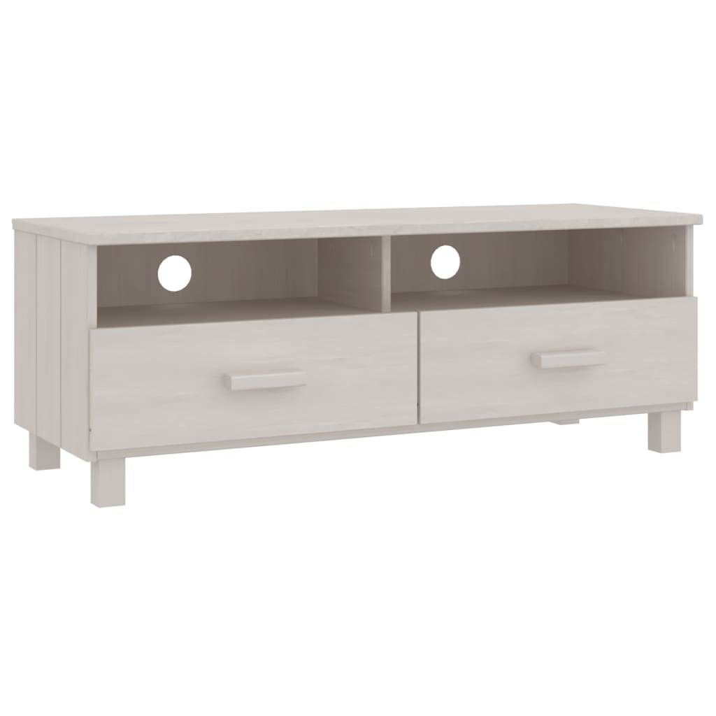vidaXL TV Stand TV Console Sideboard TV Unit Cupboard HAMAR Solid Wood Pine - Loft&Timber