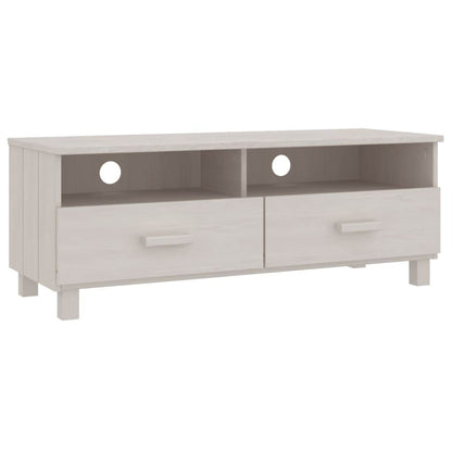 vidaXL TV Stand TV Console Sideboard TV Unit Cupboard HAMAR Solid Wood Pine - Loft&Timber