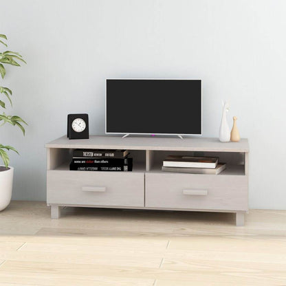 vidaXL TV Stand TV Console Sideboard TV Unit Cupboard HAMAR Solid Wood Pine - Loft&Timber