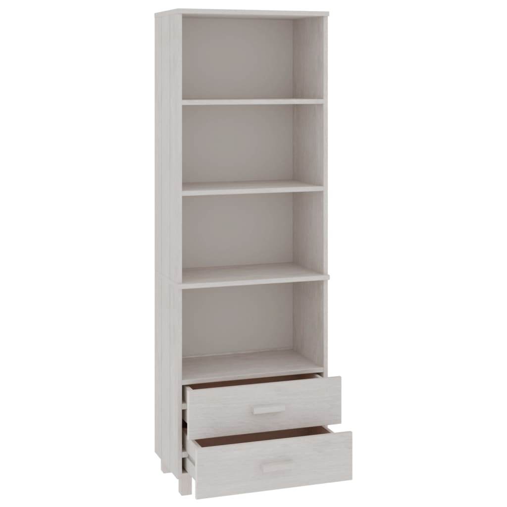 vidaXL Cabinet Bookshelf Entryway Cabinet with Storage HAMAR Solid Wood Pine - Loft&Timber