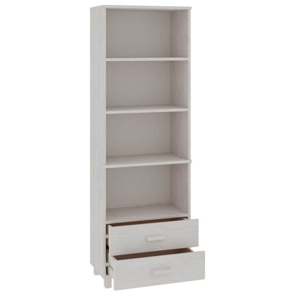 vidaXL Cabinet Bookshelf Entryway Cabinet with Storage HAMAR Solid Wood Pine - Loft&Timber