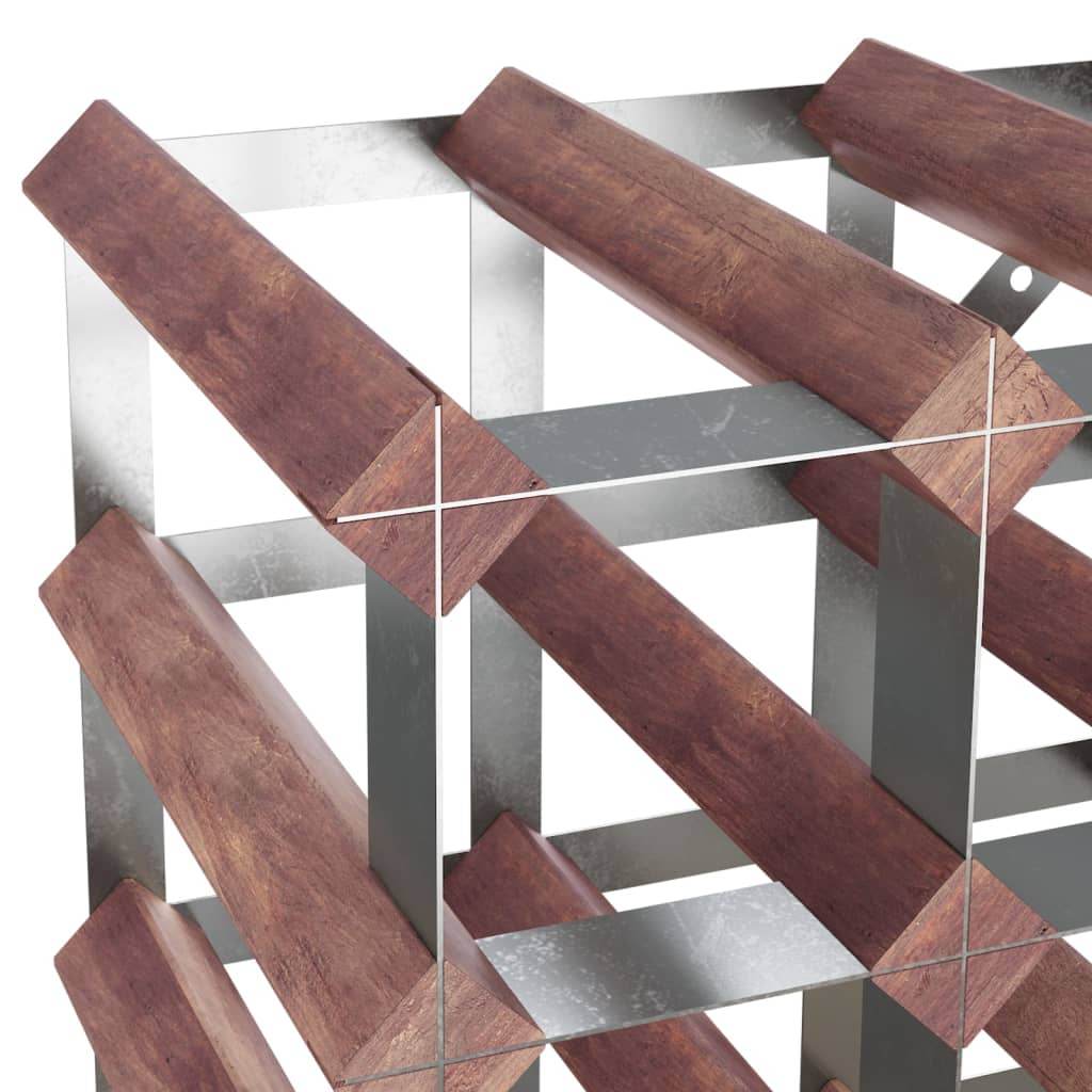 vidaXL Countertop Wine Rack Bottle Holder Wine Storage Organizer Solid Wood - Loft&Timber