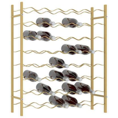 vidaXL Wine Rack Bottle Holder Wine Storage Organizer for Pantry Kitchen Metal - Loft&Timber