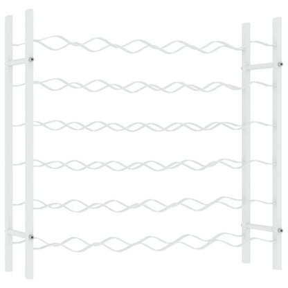 vidaXL Wine Rack Bottle Holder Wine Storage Organizer for Pantry Kitchen Metal - Loft&Timber