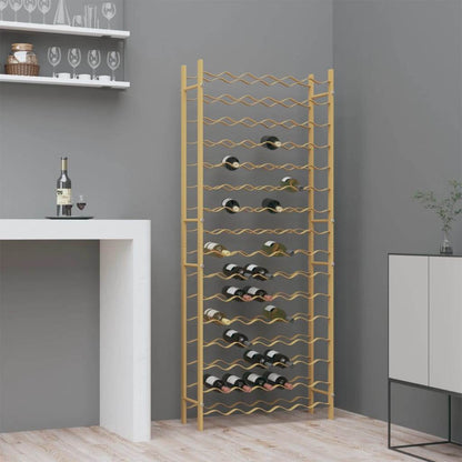 vidaXL Wine Rack Bottle Holder Wine Storage Organizer for Pantry Kitchen Metal - Loft&Timber