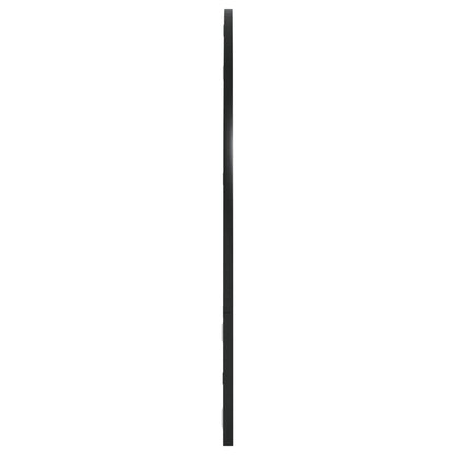vidaXL Wall Mirror Decorative Wall Mounted Mirror for Bathroom Black Arch Iron-2