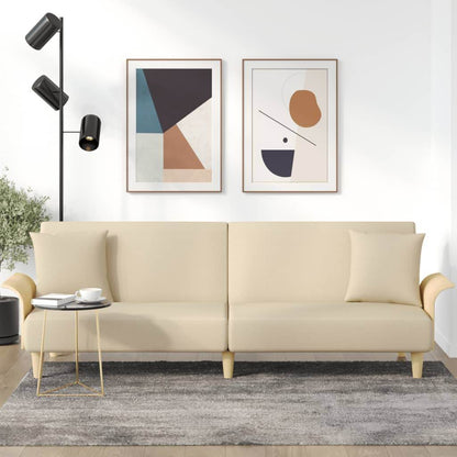 vidaXL Sofa Bed with Armrests Fabric Sofa Recliner Sleeper Sofa Daybed Couch - Loft&Timber