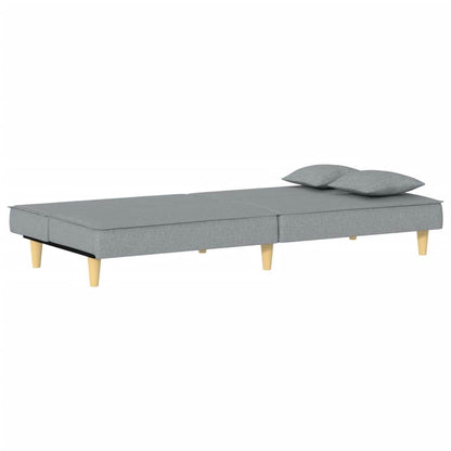 vidaXL Sofa Bed Modern Loveseat Sleeper Sofa Guest Bed with Pillows Fabric - Loft&Timber
