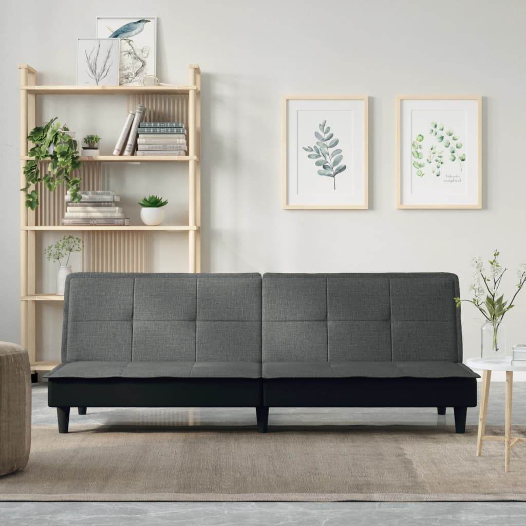 vidaXL Sofa Bed Fabric Sleeper Sofa Loveseat Recliner Chair Daybed Couch Bed - Loft&Timber