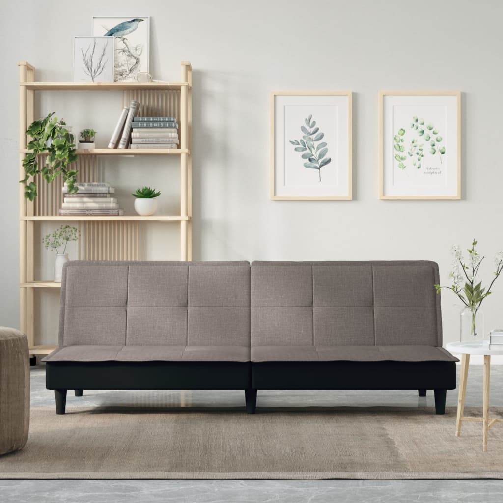 vidaXL Sofa Bed Fabric Sleeper Sofa Loveseat Recliner Chair Daybed Couch Bed - Loft&Timber