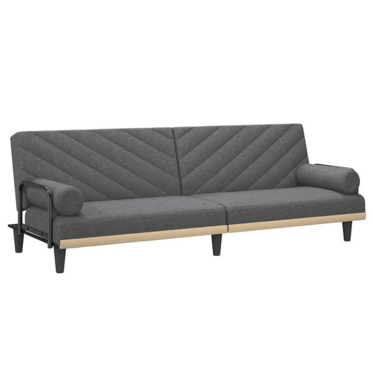 vidaXL Sleeper Sofa with Armrests Sofa Couch Recliner Chair Loveseat Fabric - Loft&Timber