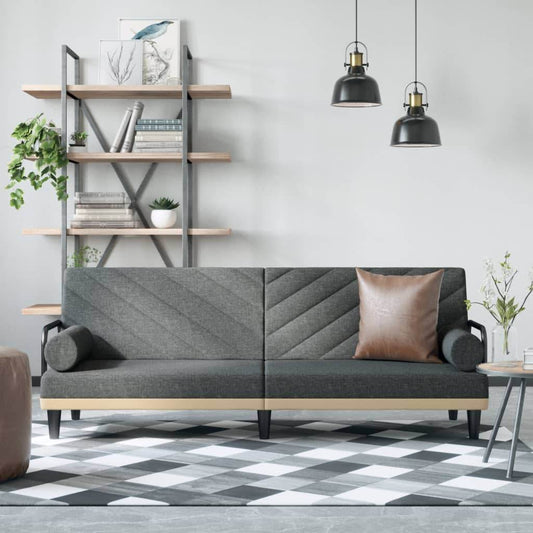 vidaXL Sleeper Sofa with Armrests Sofa Couch Recliner Chair Loveseat Fabric - Loft&Timber