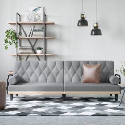 vidaXL Sofa Bed with Armrests Sleeper Sofa Loveseat Recliner Chair Fabric - Loft&Timber