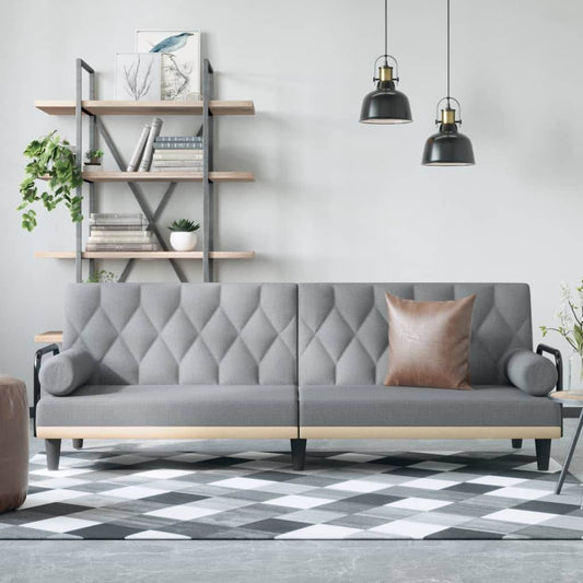 vidaXL Sofa Bed with Armrests Sleeper Sofa Loveseat Recliner Chair Fabric - Loft&Timber