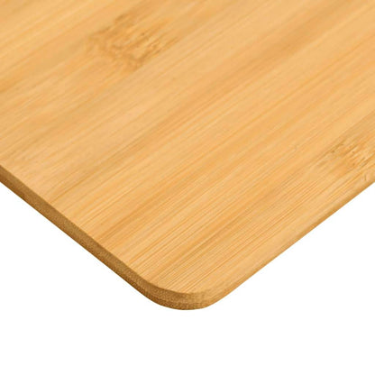 vidaXL Plate 6 Pcs Rectangular Breakfast Serving Plate for Kitchen Bamboo - Loft&Timber