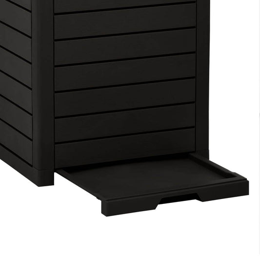 vidaXL Trash Can Garbage Can Trash Bin for Backyard Outdoor Polypropylene - Loft&Timber