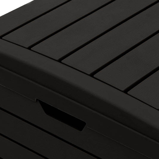 vidaXL Trash Can Garbage Can Trash Bin for Backyard Outdoor Polypropylene - Loft&Timber