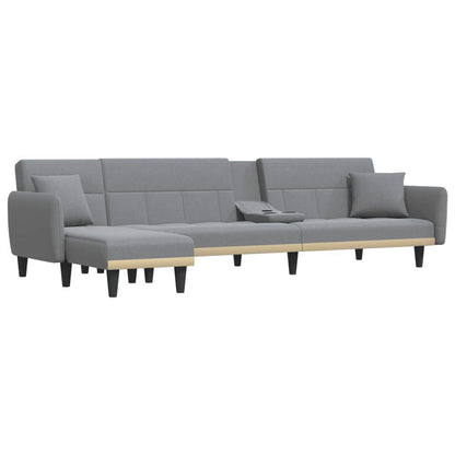 vidaXL Sofa Bed Folding Sleeper Couch Bed Settee Recliner L Shaped Sofa Fabric - Loft&Timber