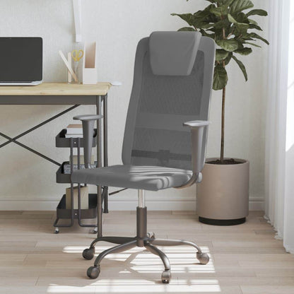 vidaXL Office Chair Office Computer Desk Chair Mesh Fabric and Faux Leather - Loft&Timber