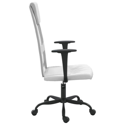 vidaXL Office Chair Rolling Computer Desk Chair Mesh Fabric and Faux Leather - Loft&Timber