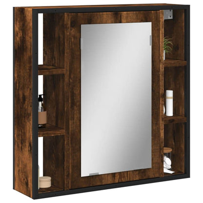 vidaXL Bathroom Mirror Cabinet Washroom Cupboard Furniture Engineered Wood - Loft&Timber