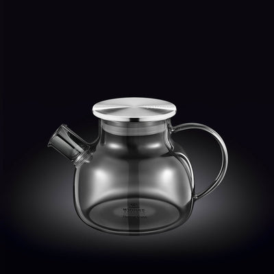 Smoky Grey Thermo Glass Teapot 32 Fl Oz | High temperature and shock resistant - Loft&Timber