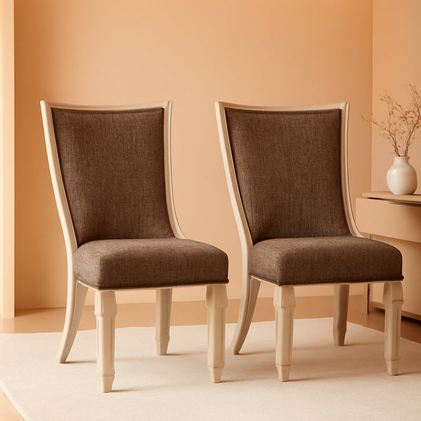 Bolanburg Modern Farmhouse Upholstered Dining Chairs Brown-0
