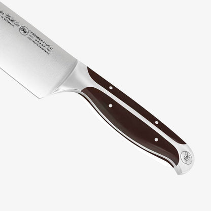 Gunter Wilhelm Premier Chef Knife, 8 Inch | Dark Brown ABS Handle SKU: 30-308-0108 - Loft&Timber