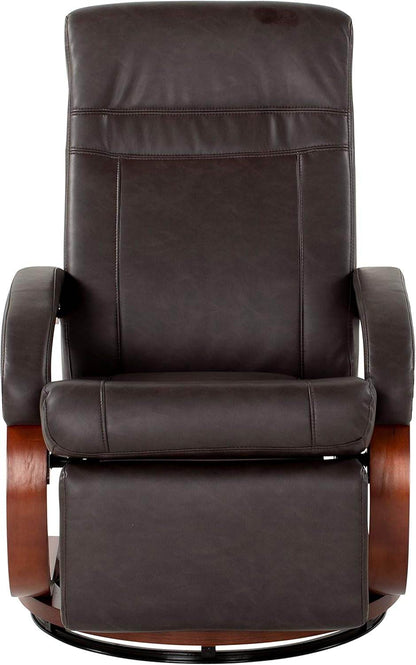 RV Euro Recliner with Footrest , Vinyl - Millbrae - Loft&Timber