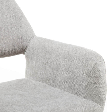 No Wheels Comfy Accent Chair in Gray - Loft&Timber