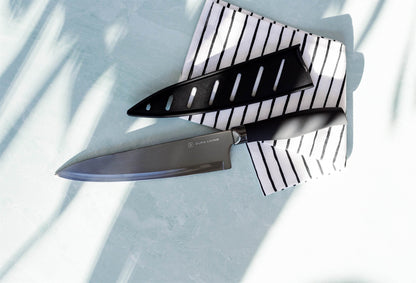 Titan 8 inch Chef Knife - Black - Loft&Timber