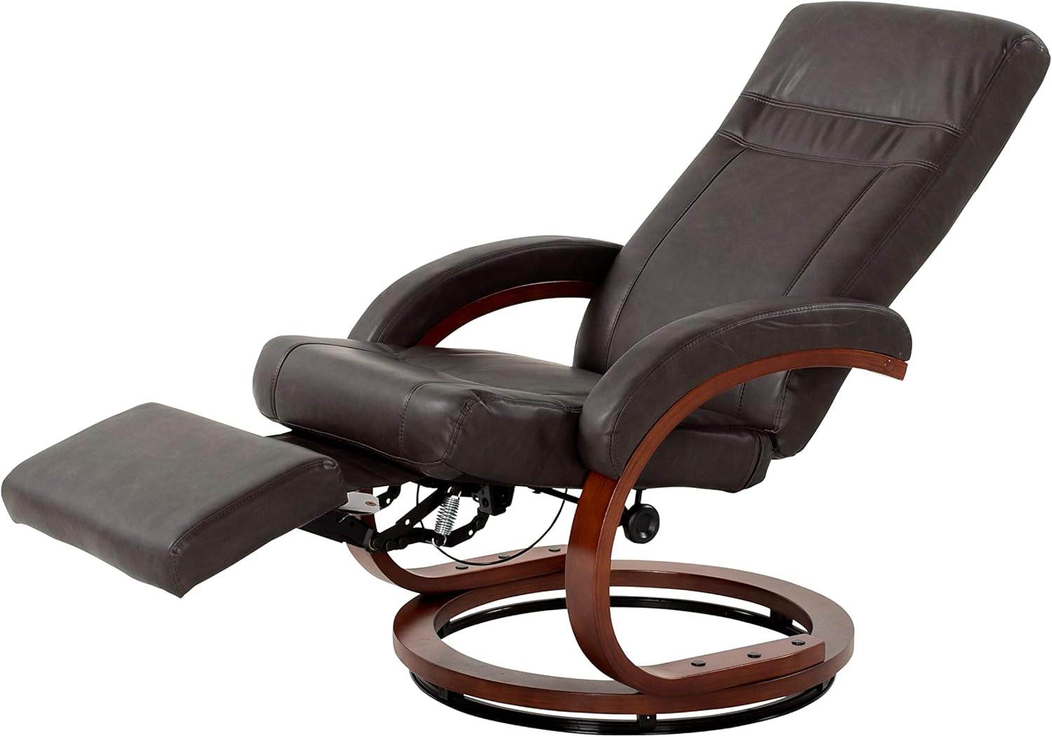 RV Euro Recliner with Footrest , Vinyl - Millbrae - Loft&Timber